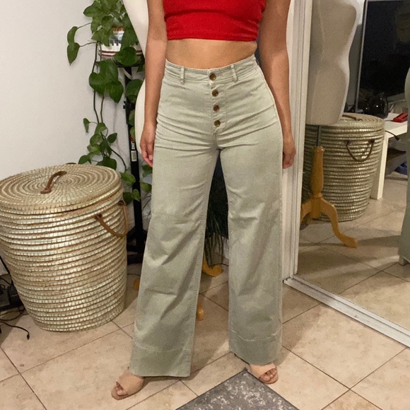 Everlane wide leg pants SIZE 00 - Picture 1 of 4